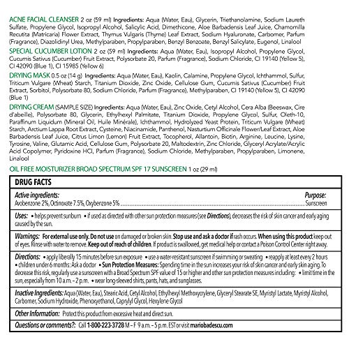 Mario Badescu C-M9-080-01 Acne Starter Kit, 5