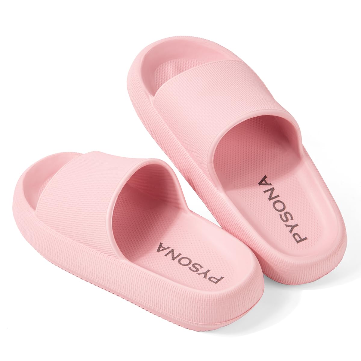 PySonaCloud Slides for Women and Men - Soft, Comfy, Relax Cloud Slippers, Thick Sole, Non-slip Pillow Slippers, Easy to Clean, Shower, Swimming, Beach, Indoor and Outdoor