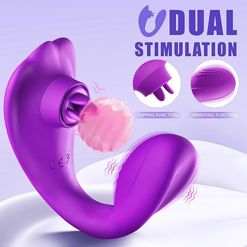 Miniatura 2 de Vibrador remoto para el punto G del clítoris, vibrador para parejas con 10 lamidas de lengua y 10 modos de vibración, estimulador femenino, juguetes