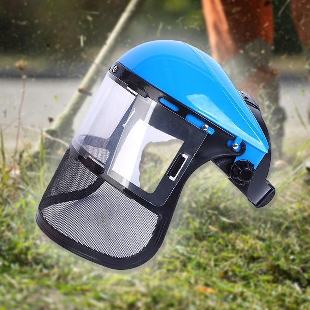Safety Face Shield Forestry Helmet Chainsaw Faceshield Weed Whacking Face Shield Masks Chainsaw Gardening Weed Mover Protection