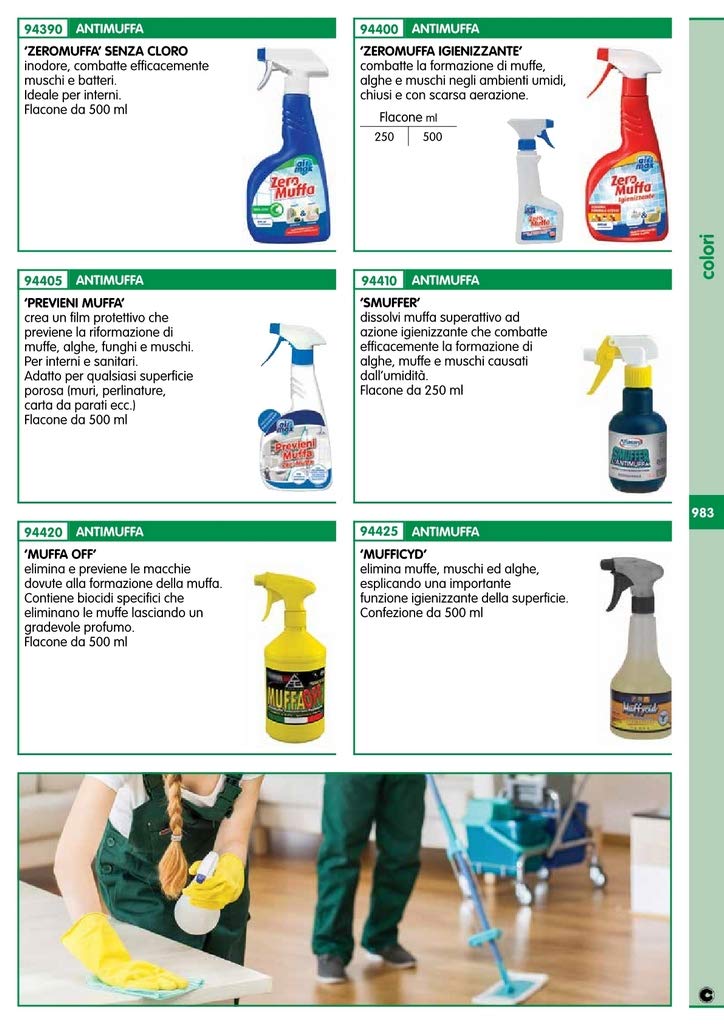 ANTIMUFFA MUSCHIO ALGHE MUFFYXID 500 ML 12PZ