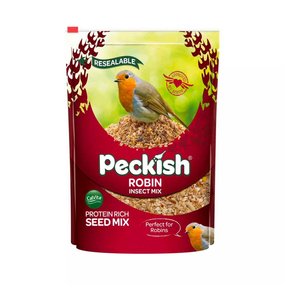 Peckish Robin Seed & Insect Mix 2kg (Pack of 8)