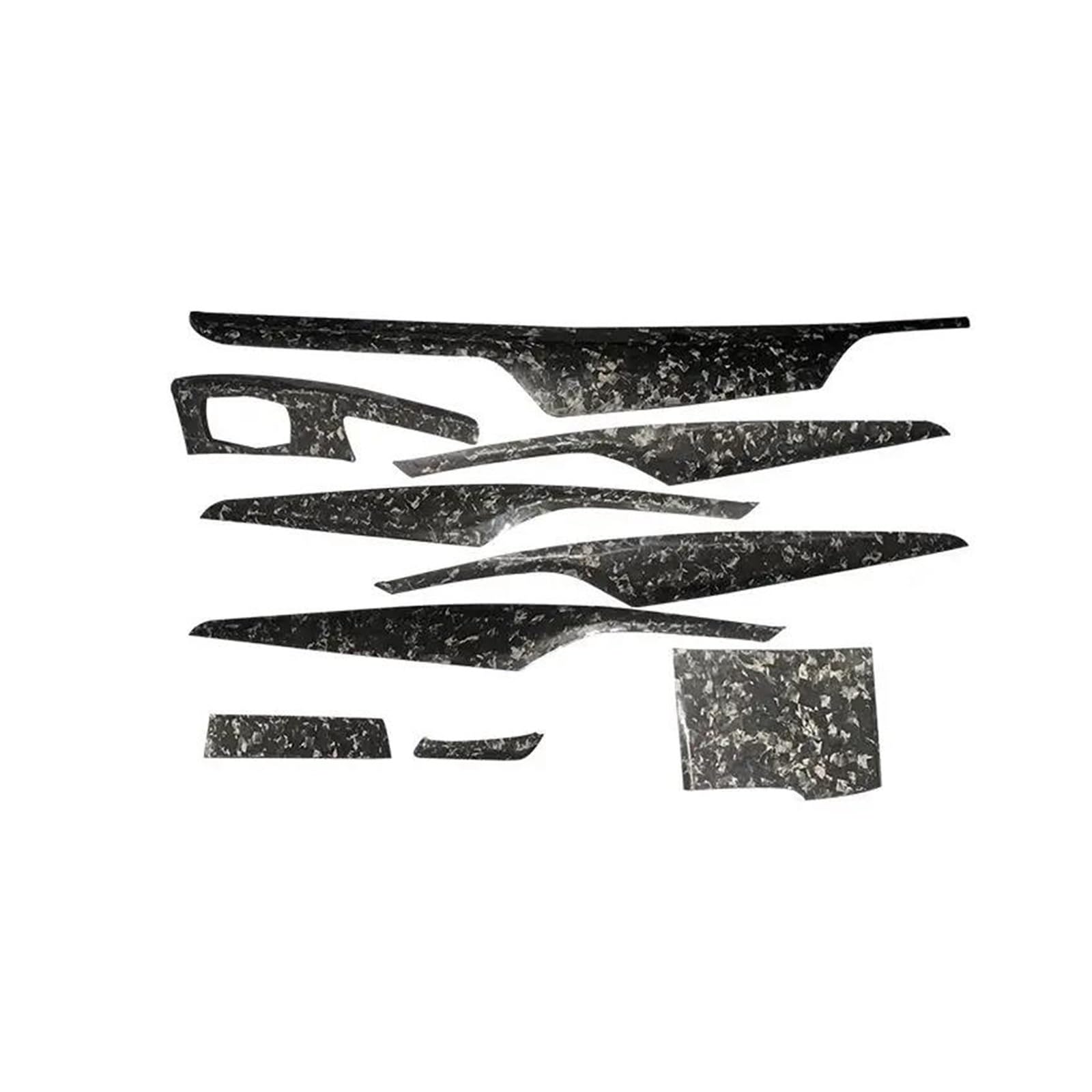 Cpxctzfzub B Cpxctzfzu For Mw 5 Series G30 2018-2022 Car Center Console Multimedia Panel Kno Cover Trim Frame Sticker Accessories Carbon Car Interior Mouldings