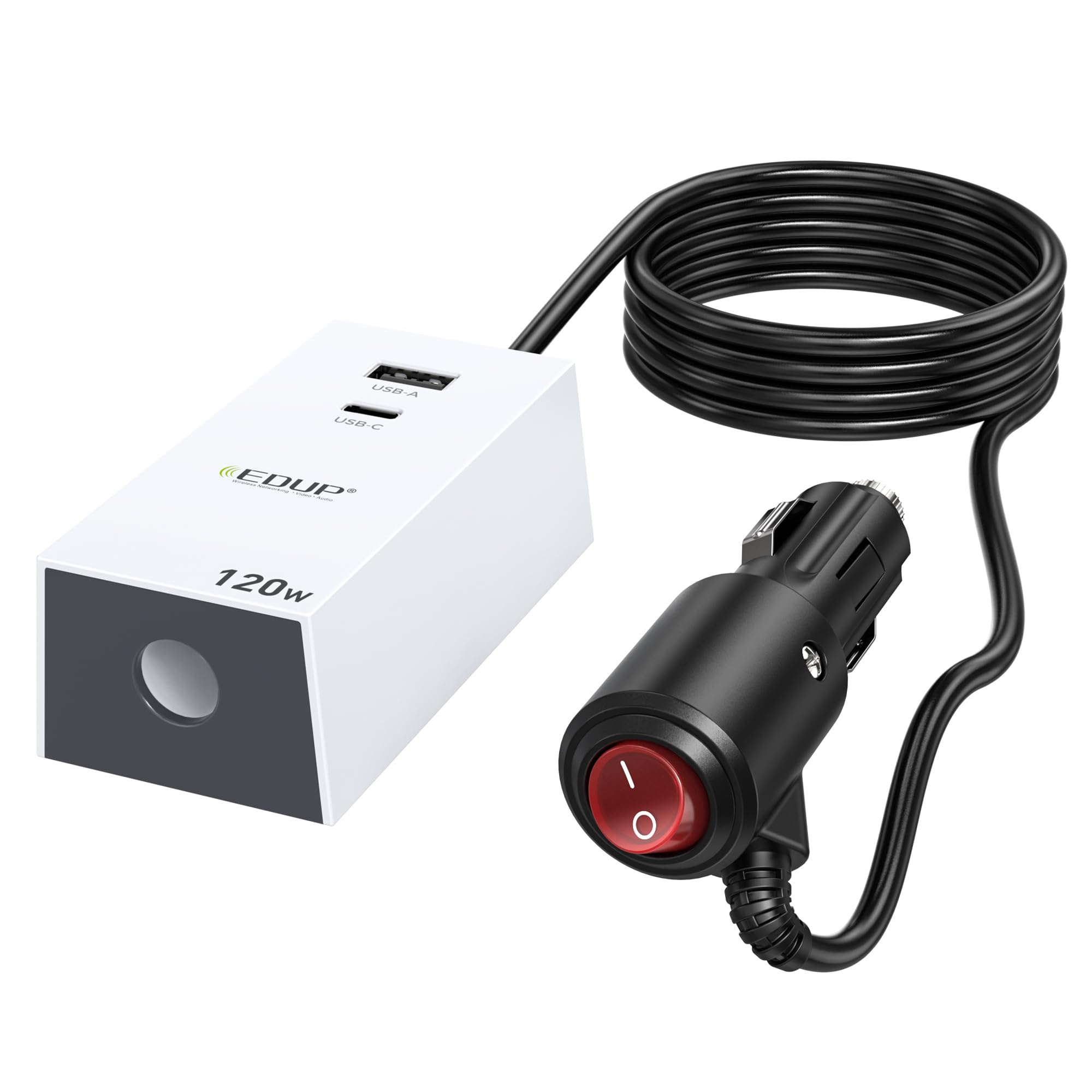 EDUP® Chargeur Voiture 120W Starlink Mini, 12-24V à 36V, USB-C