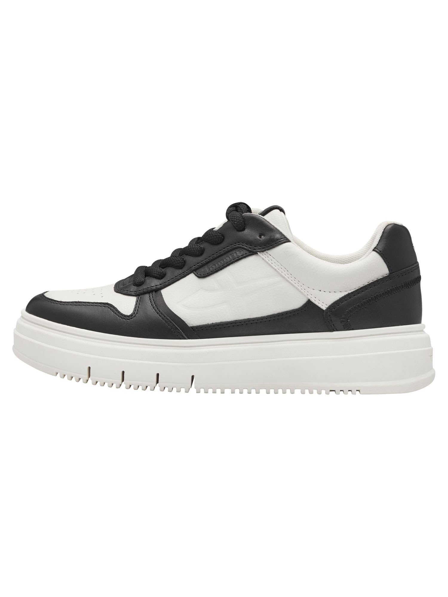 Tamaris 1-1-23746-43-1A6 Damen Sneaker Low Leder/Synthetik weiß