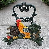 Größe: 21.5X21.5X11cm. Zyangg-Home Schlauch Aufhänger Rack- Heavy Duty Schlauch Aufhänger Rack-Design Gusseisen Garten Wand befestigter Schlauch Butler Gartenschlauch-Halter Gartenschlauchhalter