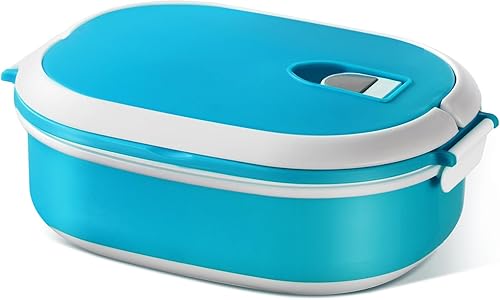 Lonchera Bento Box de 30 onzas, azul, a prueba de fugas y sin BPA
