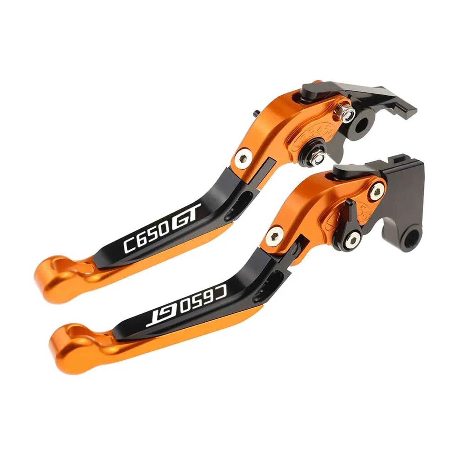 Frizione Leve Frizione Pivotanti, Manopole Di Controllo, Ricambi Per Moto, Leva Freno Regolabile Per BMW C650 GT 2016-2020(Orange)
