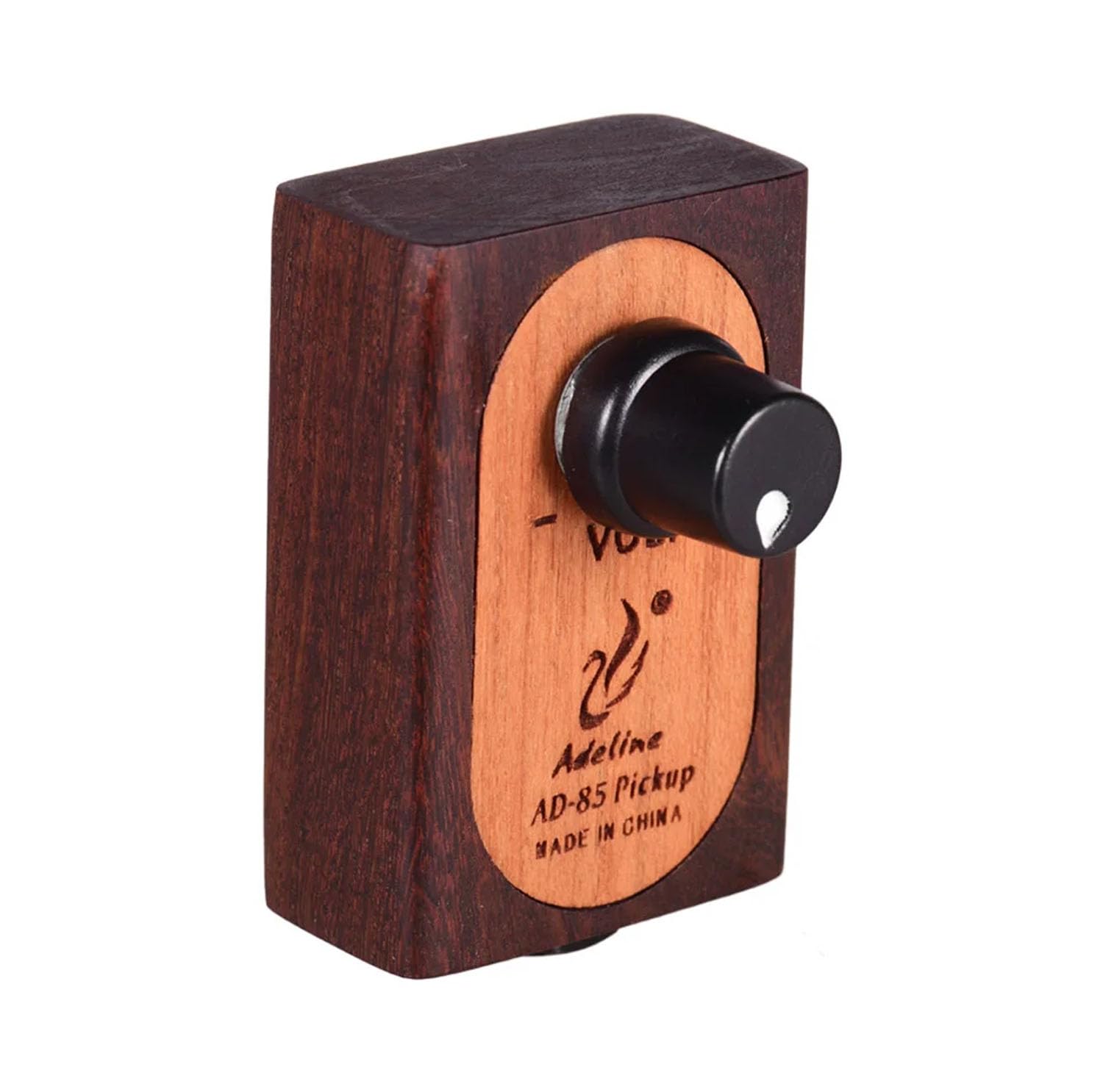 AD-85 handgefertigter klassischer Folk-Flamenco-Gitarren-Tonabnehmer mit Lautstärkeregler für Ukulele, Kalimba, Mandoline, Box-Musikinstrumente, Plug-and-Play, ohne Batterie, Piezos 6,35 Ausgang