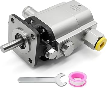 16 GPM 2 Stage Hydraulic Log Splitter Pump with 4000PSI, 3600RPM, 1/2 NPT Outlet Hydraulic Pump for Log Splitters | Direct Replacement Hydraulic Gear Motor