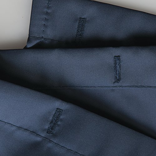 iDesign Douchegordijn van stof, wasbaar badgordijn van polyester in de afmetingen 180,0 cm x 200,0 cm, waterdicht… - Image 4