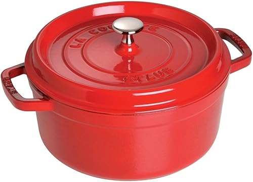 Miniatura 1 de Staub olla de hierro cocotte redonda de 6-14 cuartos de galón, Cereza