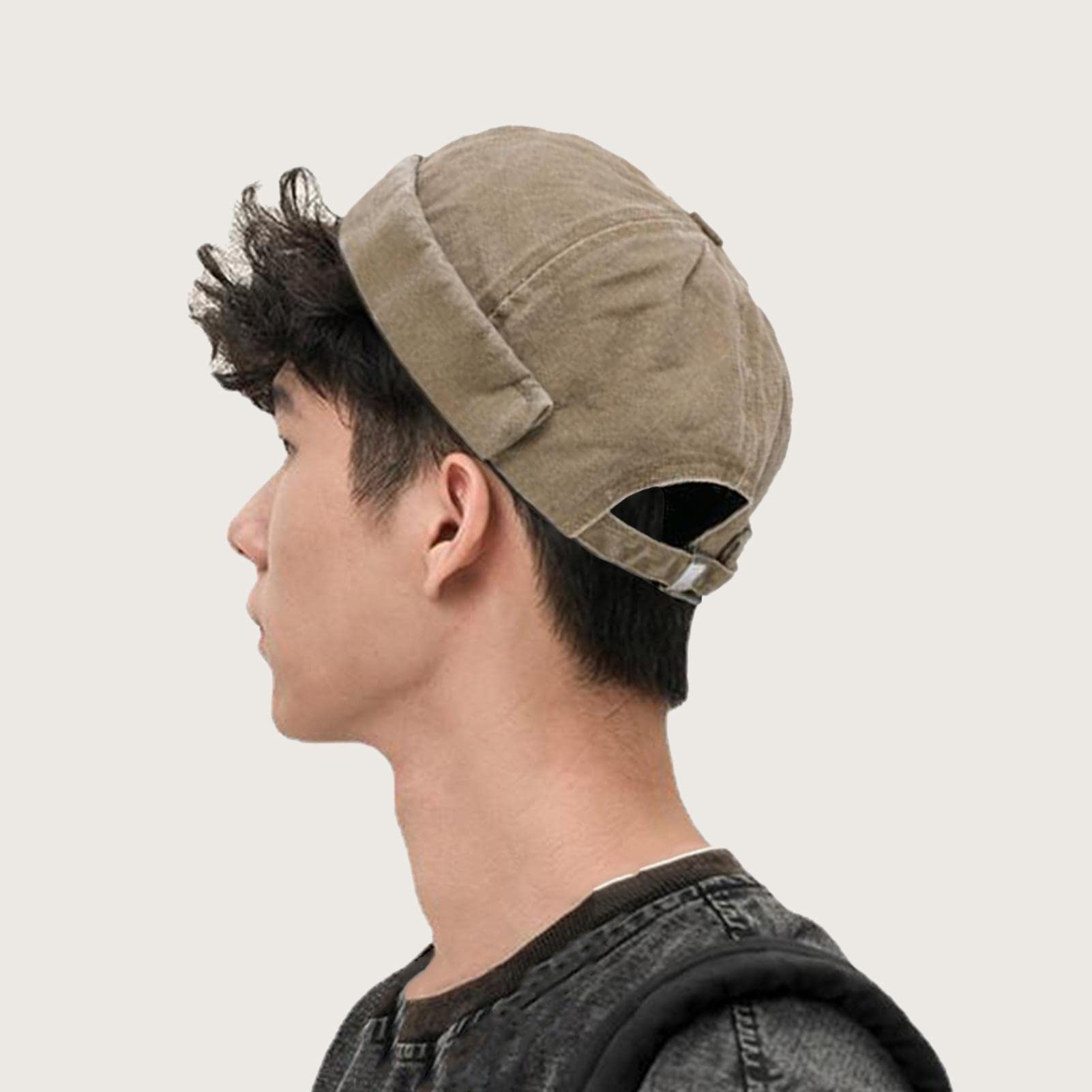 Amazon.co.jp: [JHGF] ハーバーキャップ、つばのない帽子、ランド