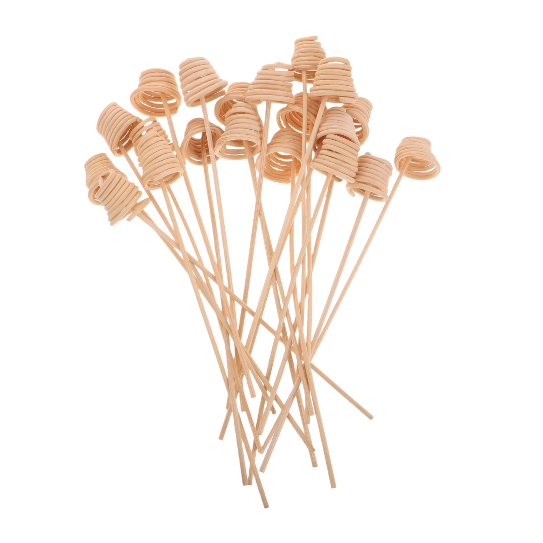 Garneck Wavy Reeds Sticks Wood Reeds Diffuser Replacement Sticks for Aromatherapy