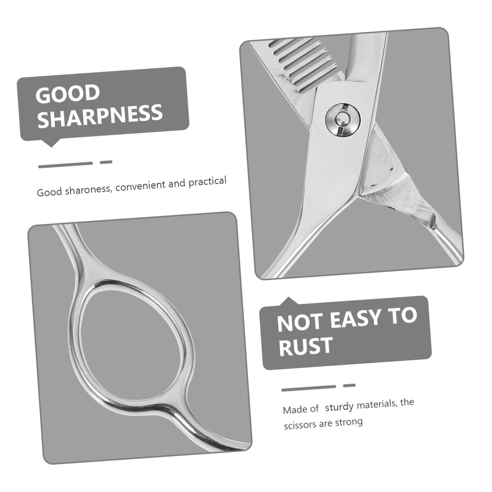 Homoyoyo Ciseaux De Coupe Pour Gauchers 2pcs 6 Pouces En Acier Inoxydable Ergonomiques Pour Coiffer Cheveux Adaptés Aux Et Particuliers