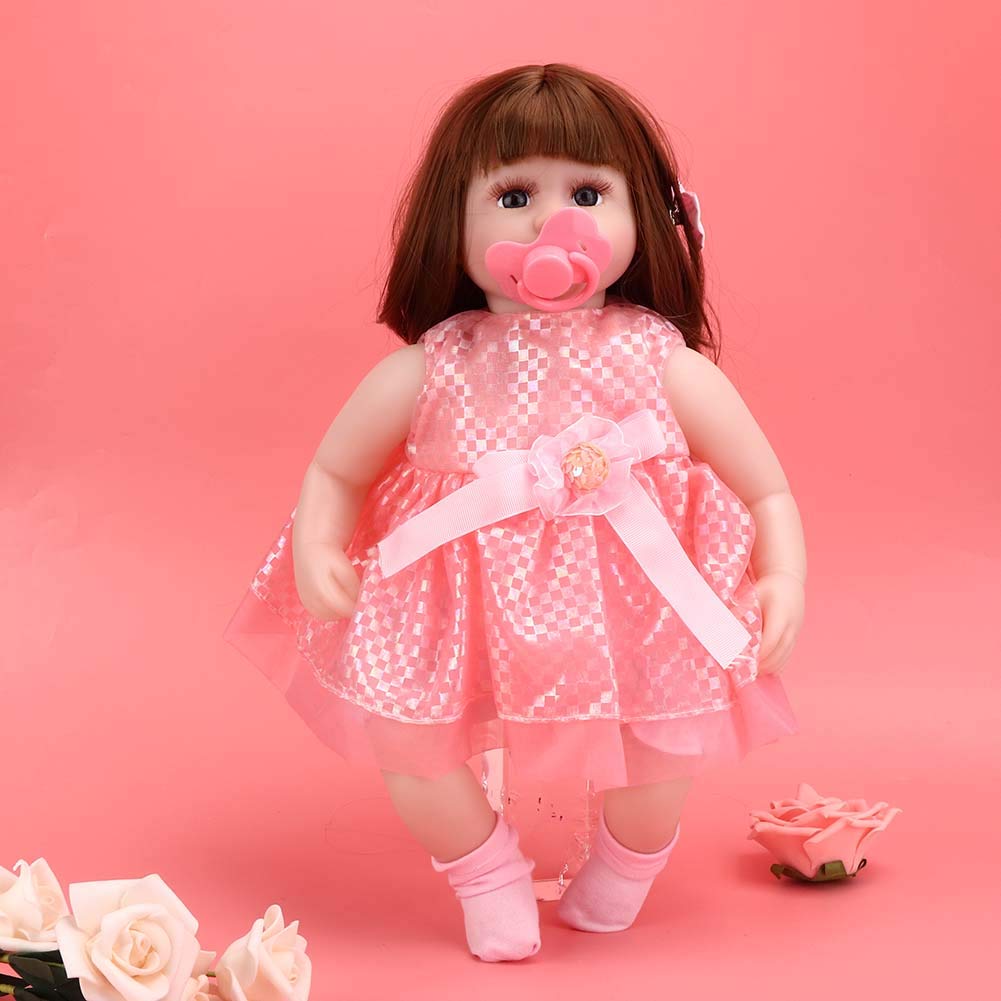 Bambole per Neonati in Vinile Bambola Realistica da 42 Cm per Regali di Compleanno e Compagni di Gioco (bambola della principessa)