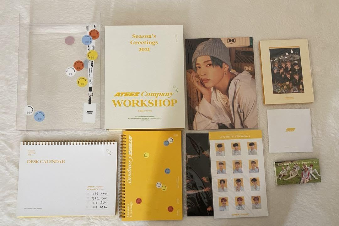 Amazon.co.jp: ATEEZ シーグリ season greeting 2021 : 文房具