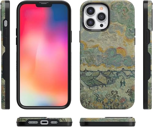 Miniatura 1685 de Casely Funda para iPhone 13 Pro Max Jardín dorado Floral de girasol amarillo Compatible con MagSafe Diseño protector audaz Jardín Dorado