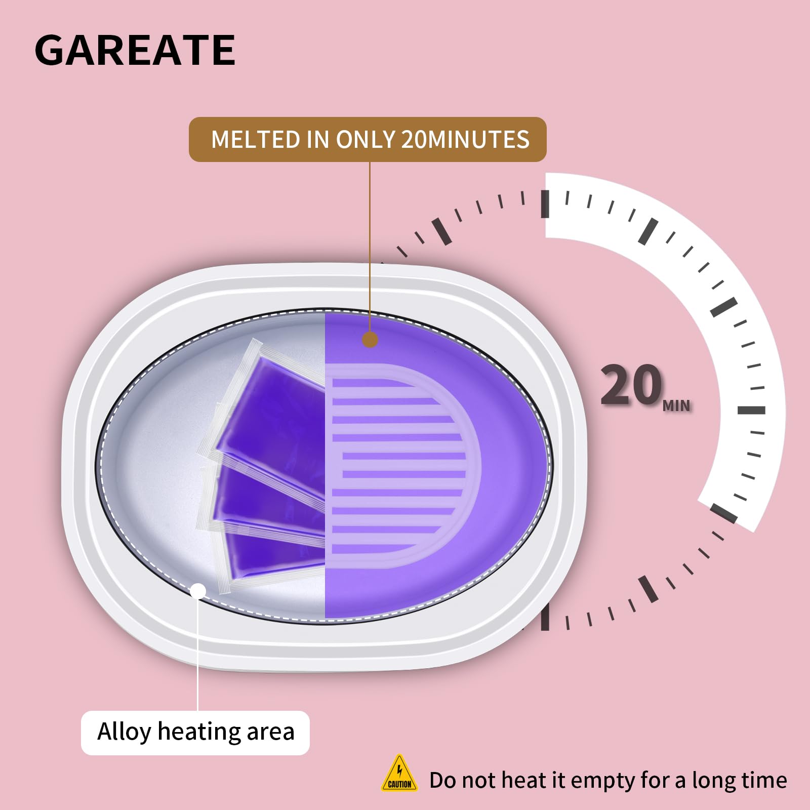 Paraffin Wax Machine for Hand and Feet - Paraffin Wax Machine 3500ML with 6 Pcs Paraffin Bath Wax,Personal Home SPA Moisturizing and Exfoliating Kit for Hands and Feet,Keep Warm Paraffin Wax?White?