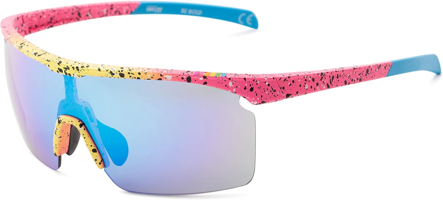 Foster Grant Unisex Adult Luv Be Bold Sunglasses, Multicolored, 55mm
