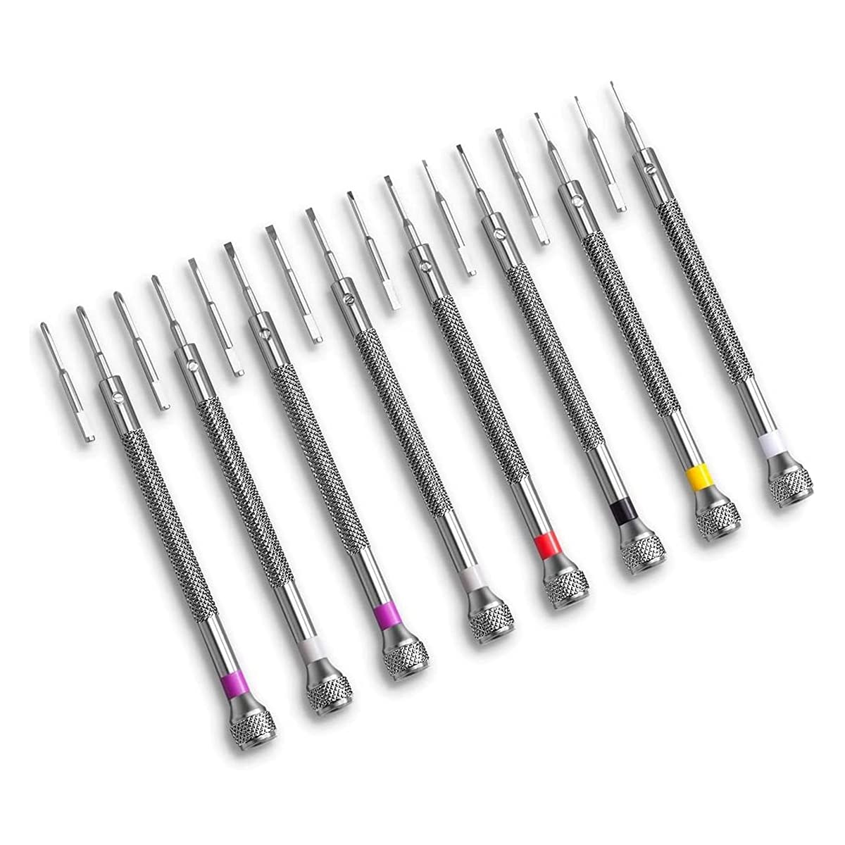8PCS Mini Screwdriver Kit 0.6-1.6mm for Watch Eyeglasses Electronics Repair