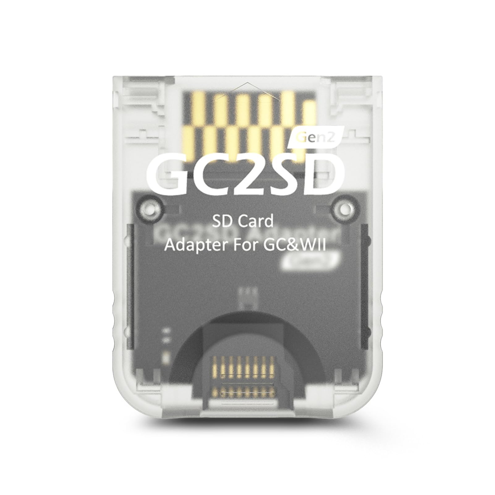 Gugxiom GC2SD Gen2 TF Card Reader Adapter Transparent, for NGC 512G Maximum Memory Card Reader Fit NGC and Original for Game Console-picture-18