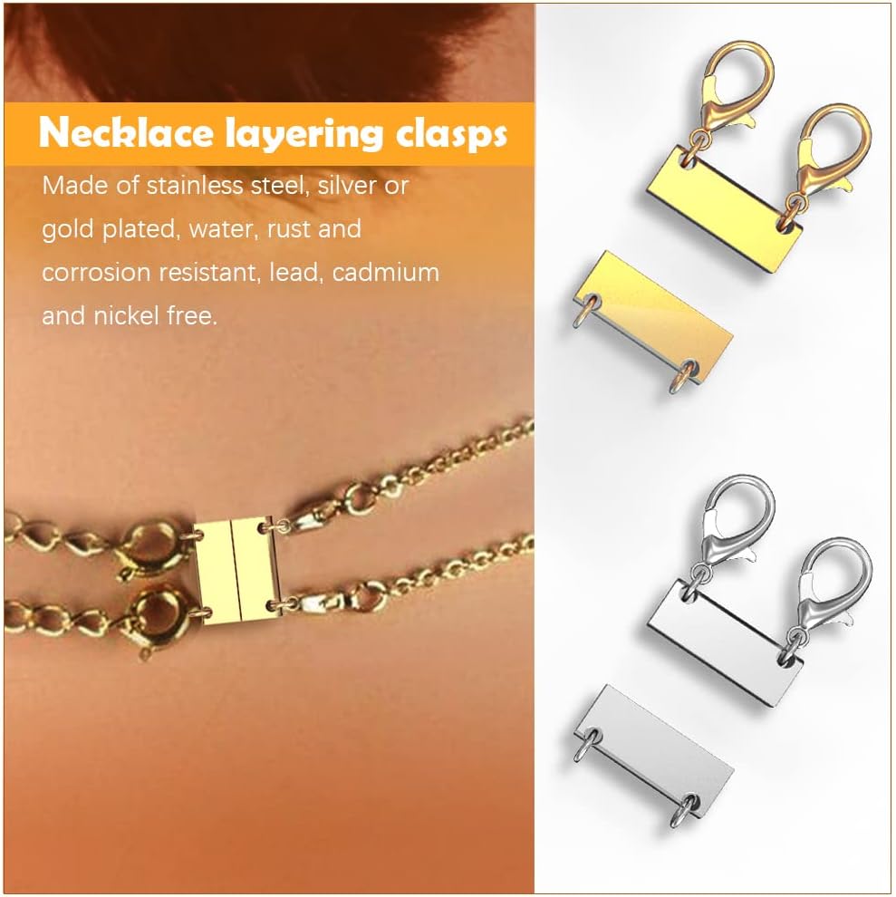 Buy Layered Necklace Clasp, Strong Necklace Clasp for Jewelry
