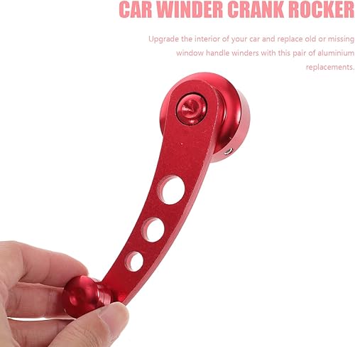 Miniatura 5 de BESPORTBLE Juego de reemplazo de manivela de ventana, enrollador universal de ventana de automóvil, kit de elevalunas de aluminio para automóvil,
