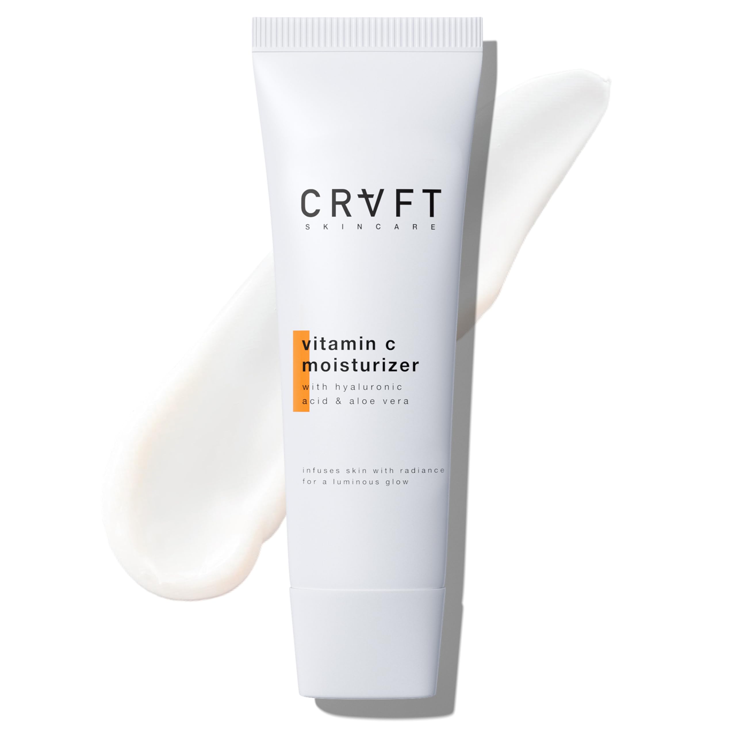 Hair Craft Co. Vitamin C Moisturizer for Face 1.7oz – Brightening Face Cream/Lotion for Radiance - Fight Aging and Wrinkles - All Skin Types - 30 Day