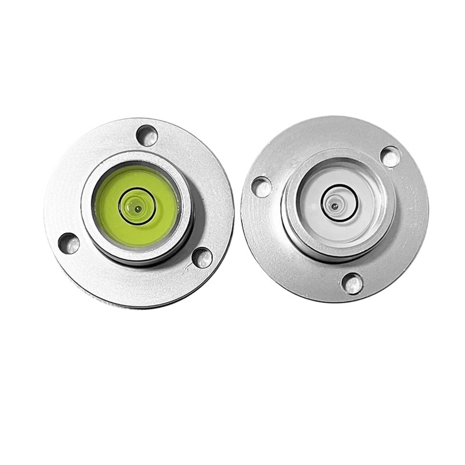 1 szt. Średnica 30 mm do 40 mm okrągły poziomica bąbelkowa wiele rozmiarów kołnierz poziomujący niwelator koralik z otworami montażowymi podstawa | 1 x 30 mm do 40 mm okrągły poziom bąbelkowy w wielu rozmiarach z kołnierzem poziomującym niwelowany (JY-382
