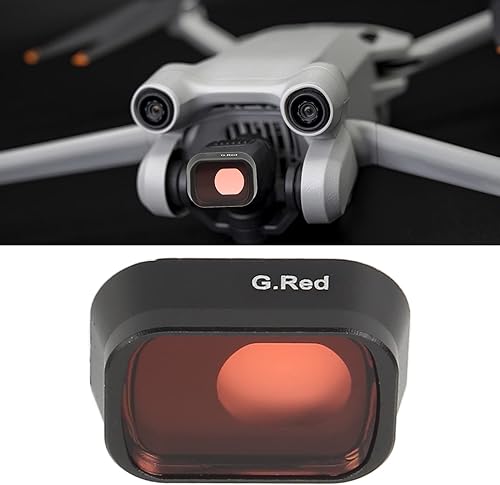 Miniatura 2 de Sanpyl Filtro de lente de drones, filtros de degradado de aleación de aluminio, filtro de cámara de dron de vidrio óptico con caja de