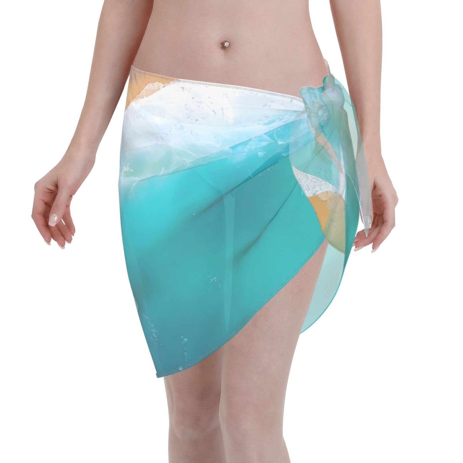 Beach for Quick Drying Womens Swimsuit Cover Ups Breathable Bikini Wrap Beach Dress for Vacation Black