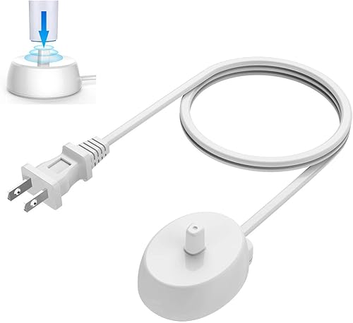 Base de cargador de repuesto para cepillos de dientes eléctricos Braun Oral-b 3757, cargador inductivo portátil impermeable compatible con Oral B