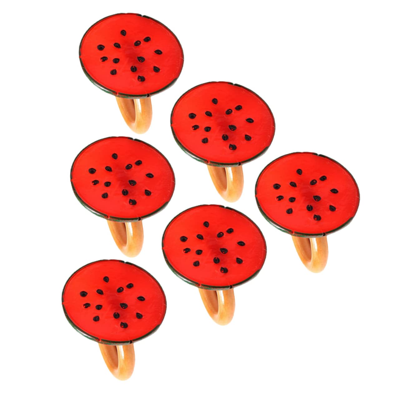 Alipis 24stücke Teiliges Wassermelonen Serviettenringe Dekorative Napkin Buckle Für Hochzeiten Partys Und Besondere Anlässe Strapazierfähig Und Pflegeleicht Fruchtige Tischdeko