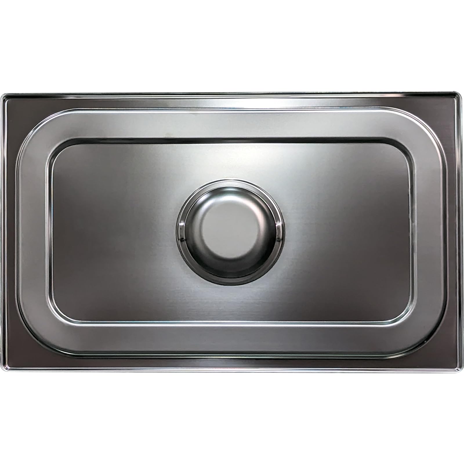 Comas Tapa Gastronorm para recipientes para bandejas de bandejas de acero inoxidable, con mango central, lavable a máquina en lavavajillas, disponible en diferentes tamaños según estándar Gastronorm