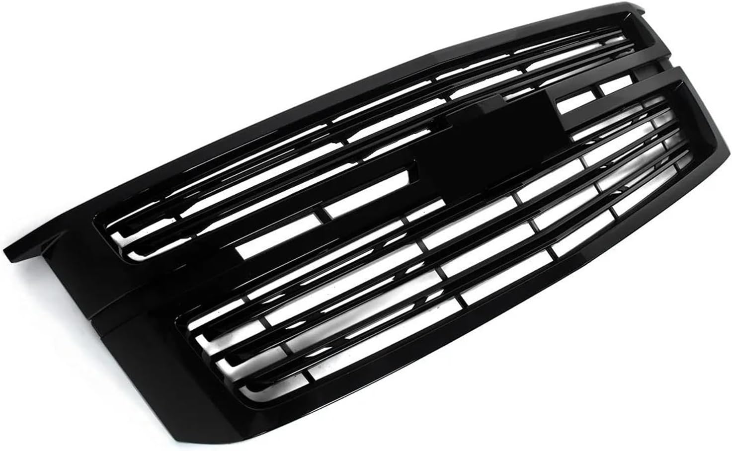 Car Front Radiator Grilles Glossy Black Front Upper Grille For Chevy For Tahoe For Suburban 2015-2020 Bumper Radiator Mesh Grills Hood Grill 22936489,23320678,GM1200704 Front Bumper Grille