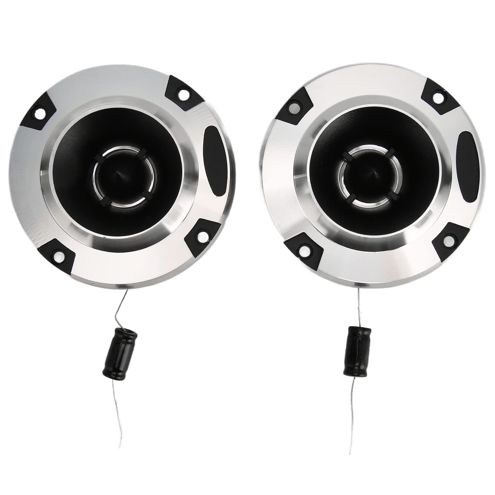 Par de Tweeters para Automóvil Tweeter de Cúpula Plateado de 150 W de Alto Rendimiento para Todos los Sistemas de Audio para Automóviles 2 Piezas