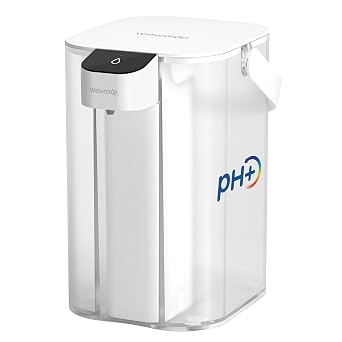 Waterdrop ED01AW Electric Water Filter Pitcher, Alkaline Rechargeable Water Dispenser,