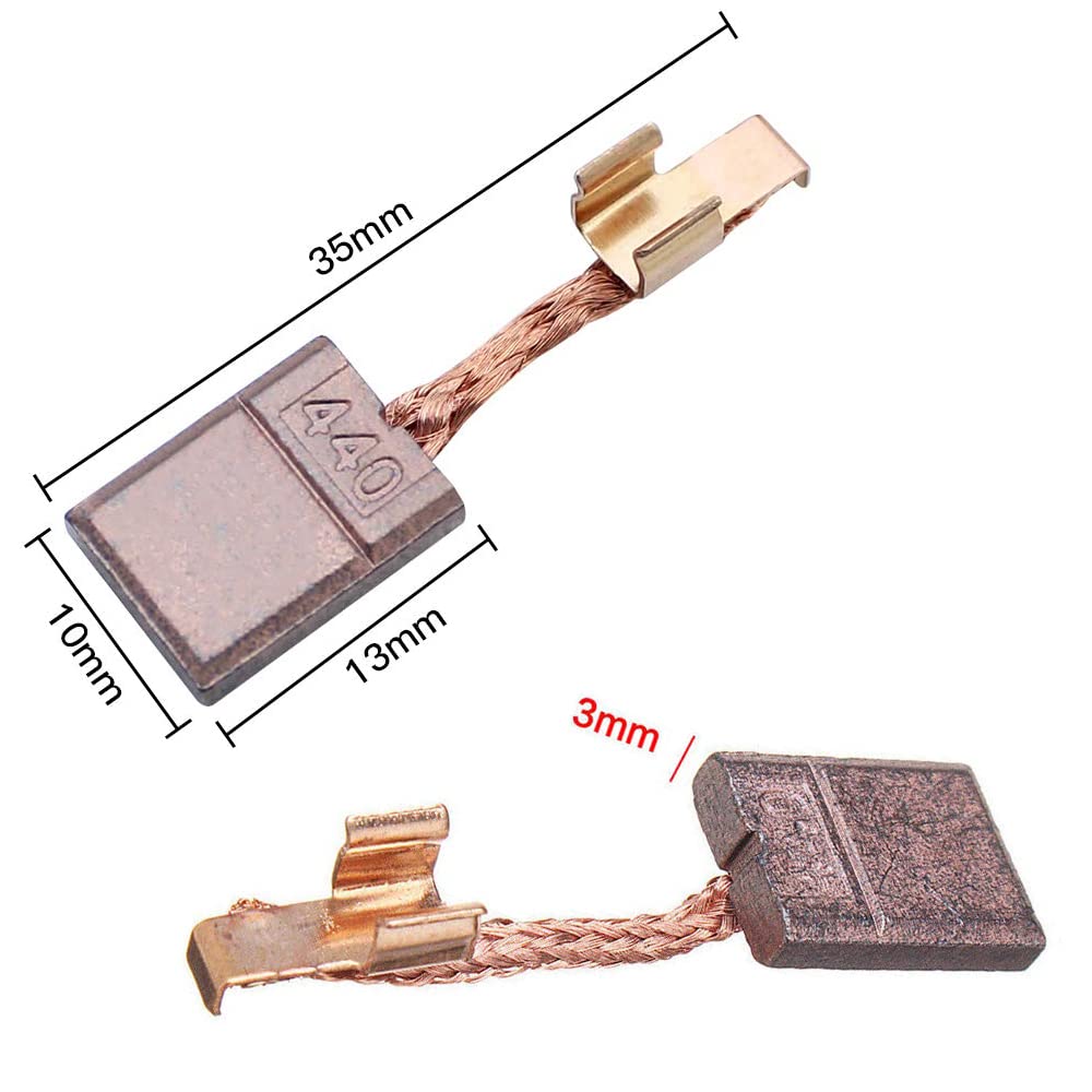 Makita 14.4V 18V Cb-440 Brosse de Charbon 10 Pièces pour Perceuse Meuleuse