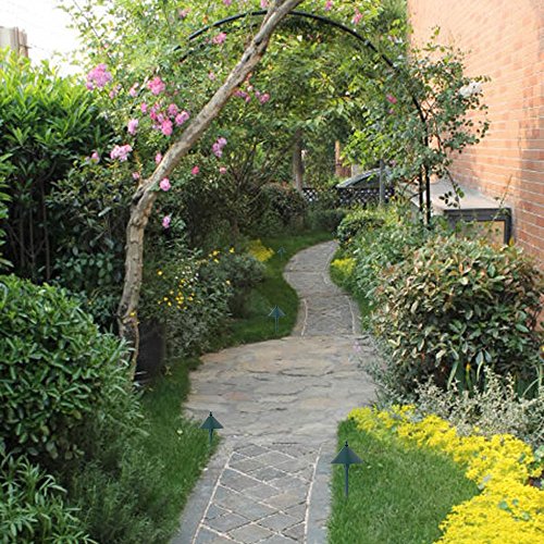 Lumina Low Voltage Landscape Lighting Cast-Aluminum Outdoor Path And Area Light Warm White 20W G4 Halogen Bulb And Abs Heavy Duty Ground Stake Included For Yard Walkway Lawn - Green Pal0102-Vg (1Pk) #TOP4