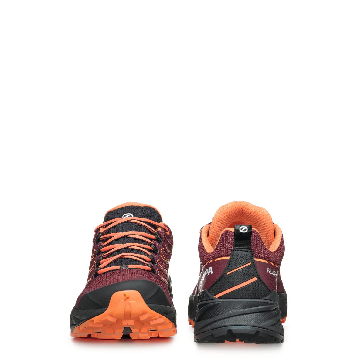Scarpa Damskie buty Rush 2 GTX Gore-Tex wodoodporne do wędrówek, Bordowy / zakurzony pomarańczowy, 38.5 EU