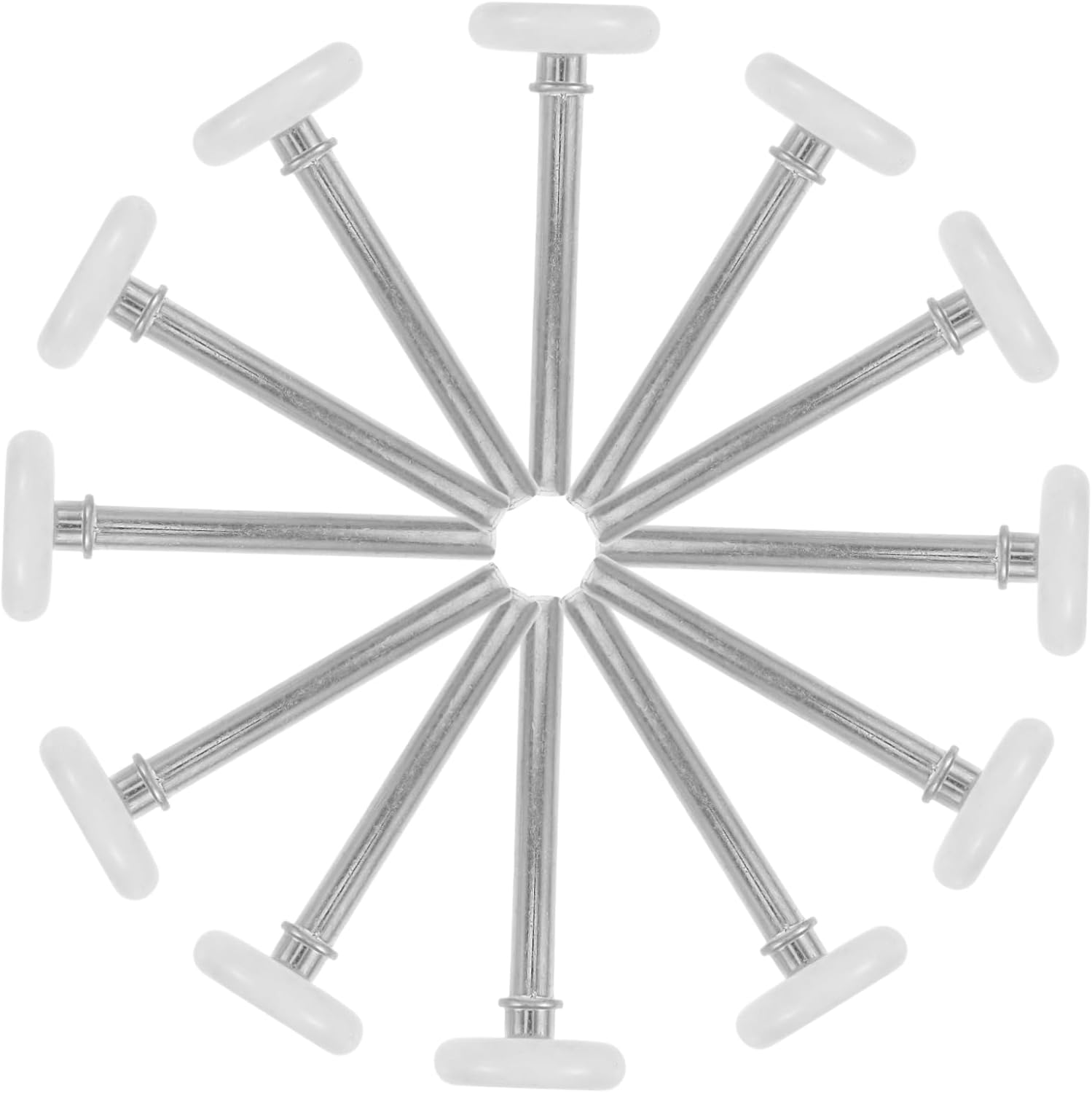 12pcs Garage Door Replacement Wheels Sliding Door Pulley Rollers Wheel Robust Construction for Use