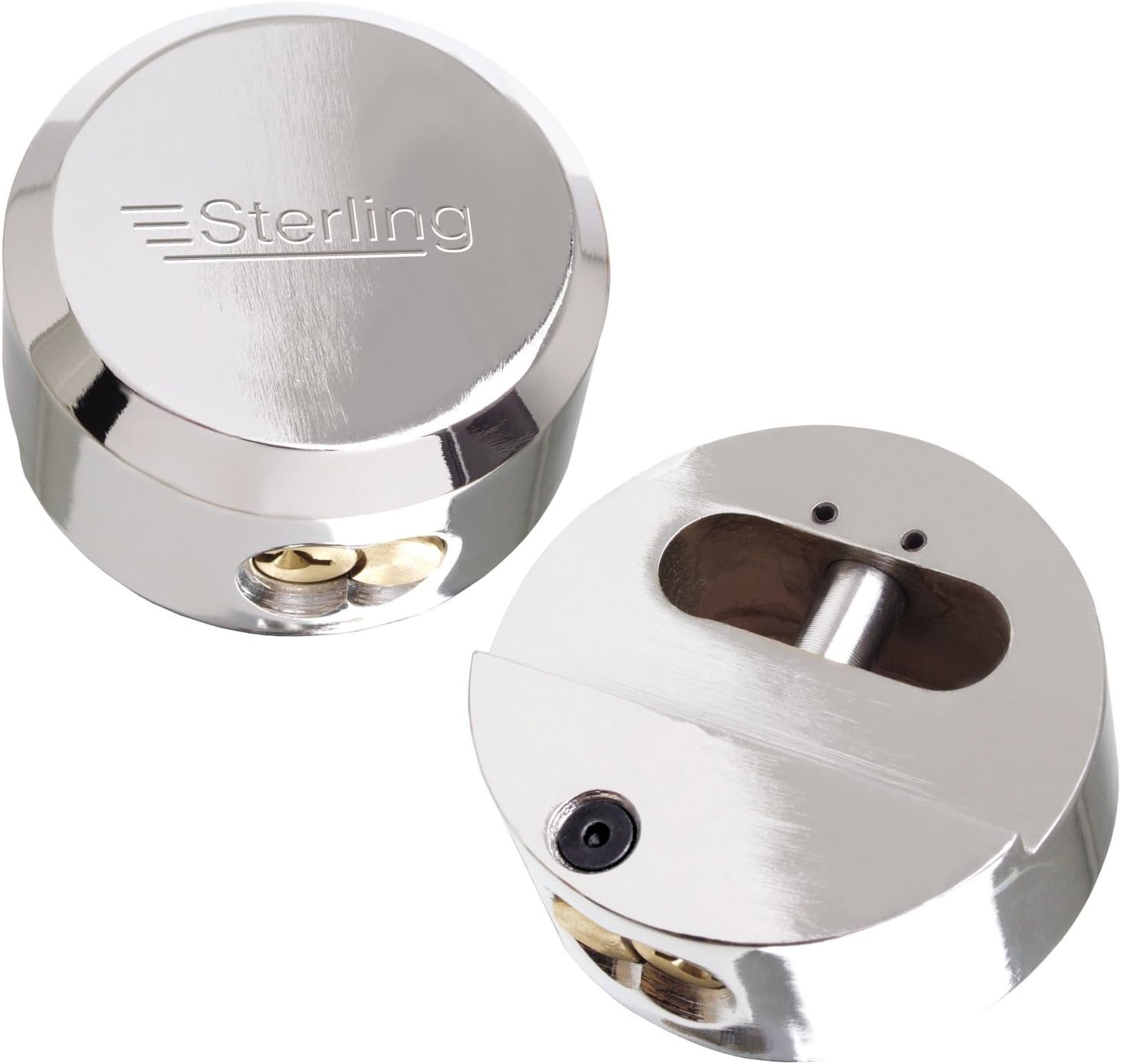 Sterling PHS104E 73 mm Round Shackleless Padlock and Hasp Solution Pack