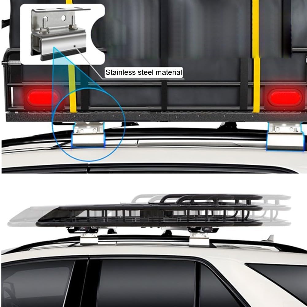 Lot de 4 supports de montage en acier inoxydable pour panneau solaire de camping-car