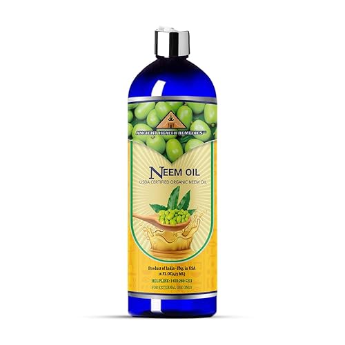 Miniatura 8 de Ancient Health Remedies Aceite de neem orgánico prensado en frío, sin refinar, certificado por la USDA, puro y natural, excelente aceite portador a