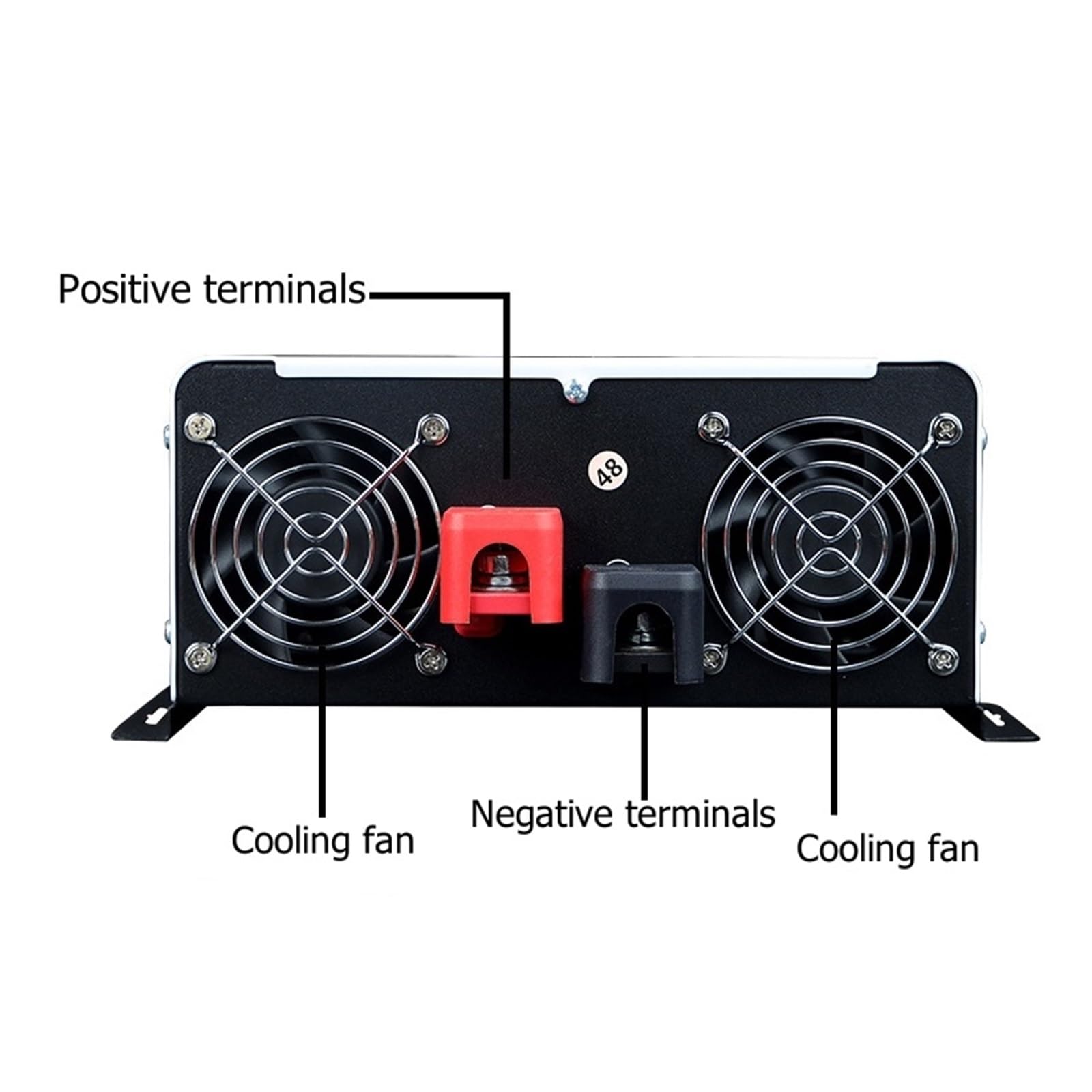 Inversor De Onda Sinusoidal Pura DC 12V 24V 48V 60V AC Cargador Portátil Inversores De Energía Solares Fuera De La Red(8000W,24V_50HZ)