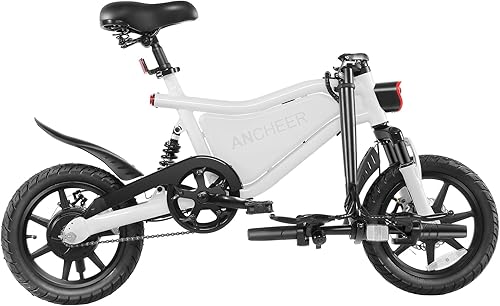 Miniatura 9 de ANCHEER Bicicleta eléctrica plegable para adultos, Bicicleta eléctrica de 374 Wh, Bicicletas eléctricas de 20 MPH, Bicicleta eléctrica plegable de
