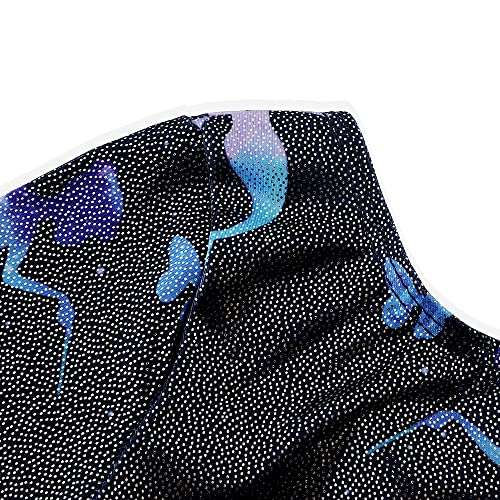 HOZIY Long Sleeve Leotards for Girls Gymnastics Kids Toddler Tumbling Outfits Floral Unicorn Galaxy Rainbow Stripe Pattern
