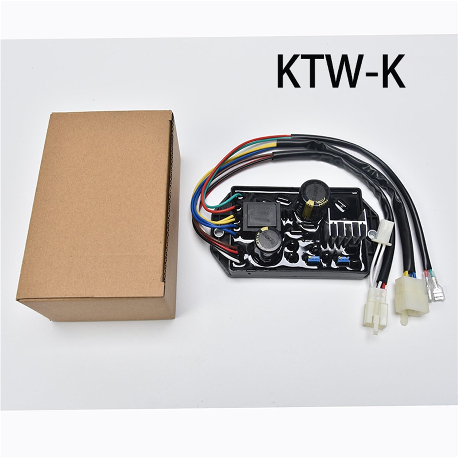 1 unidad KTW-K AVR 5KW generador diésel regulador de voltaje automático módulo de control estabilizador piezas de generador monofásico