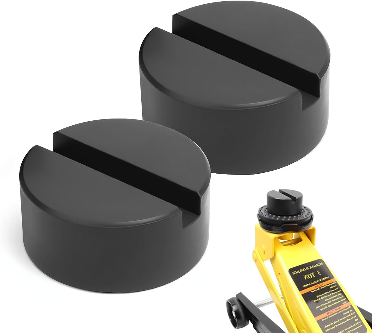 Almohadillas para gatos de piso, discos de goma para gatos | Paquete de 2, adaptador de soldadura por pellizco y protector de riel de marco